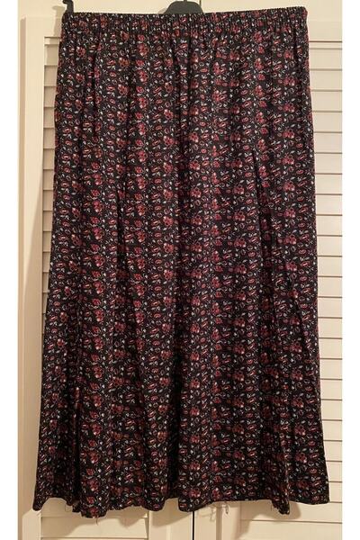 NOBLE STORE Μητρική φούστα με σχέδιο ελαστική βισκόζη