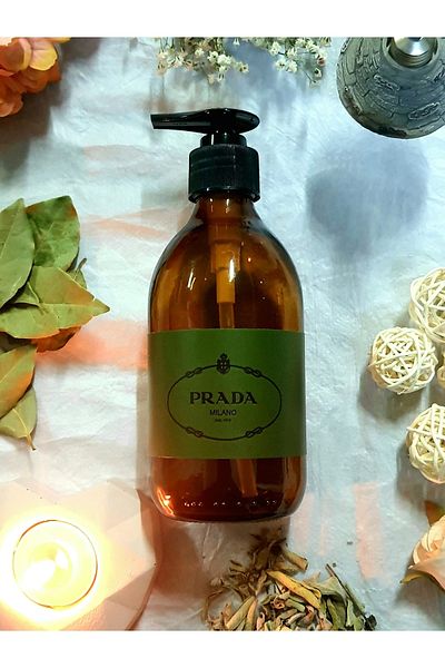 Saccura Decor Αξεσουάρ Μπάνιου Prada Personal Care Soap Dispenser Μπουκάλι λοσιόν σώματος σαμπουάν υγρού σαπουνιού