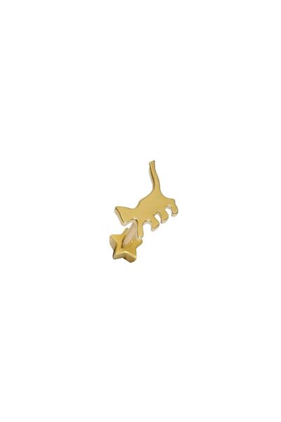 Kadın Altın Kedi Piercing