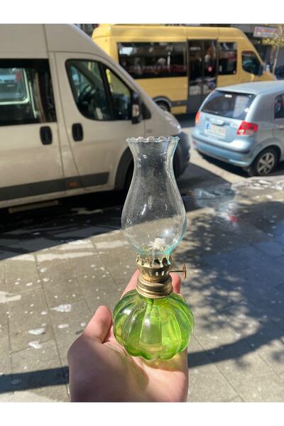 MUTLU ANTİKA Dekoratif Nostaljik Küçük Boy Gaz Lambası