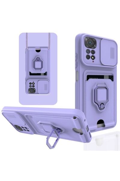 m.tk moveteck Xiaomi Redmi Note 11s Uyumlu Kılıf Kamera Korumalı Kızak Lens Y...