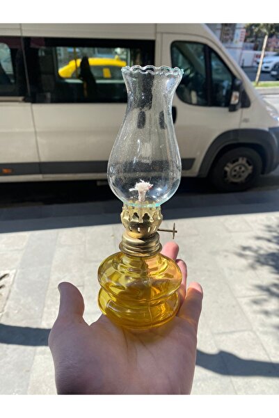 MUTLU ANTİKA Dekoratif Nostaljik Küçük Boy Gaz Lambası