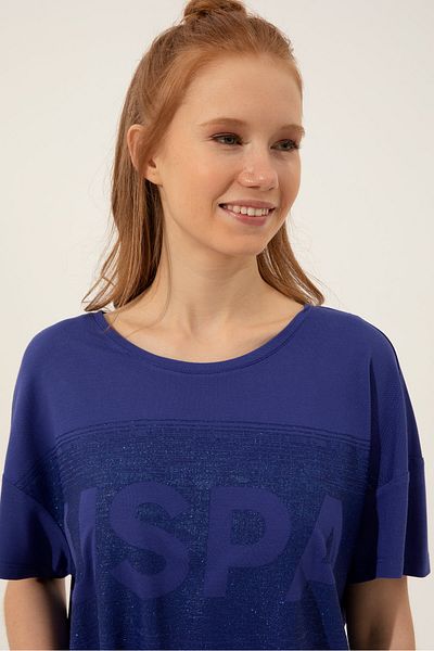 U.S. Polo Assn. Tricou albastru pentru femei