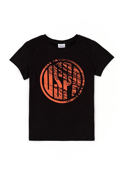 U.S. Polo Assn. Tricou negru pentru băiat
