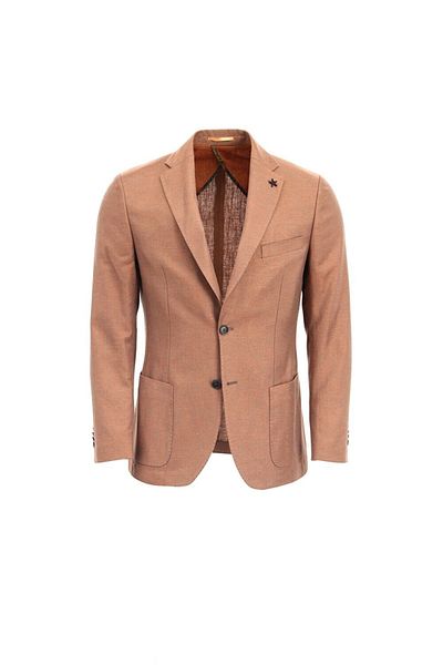 Giovane Gentile Designers Regular Fit Tile Jacket