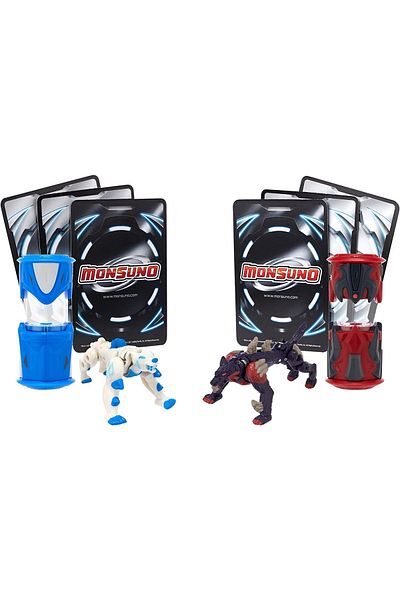 MONSUNO 2 Character Launch Tube And Cards Lock Vs Backslash Original Product