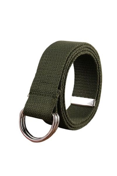SDTN Χακί Unisex Σπορ D Ring Τακτική Στυλ Ζώνη
