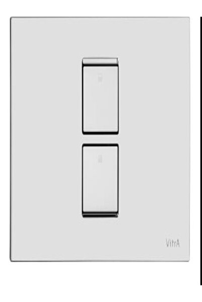 VitrA Twin Q 740-0180 Kumanda Paneli parlak krom