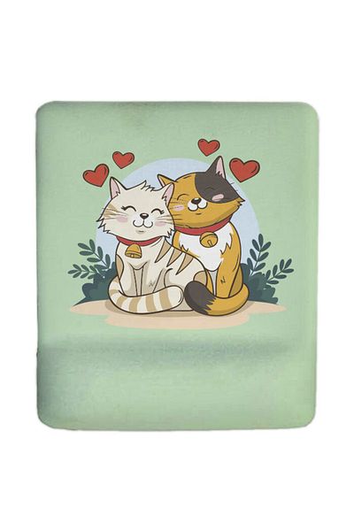Onartem Mouse Pad Cat Love