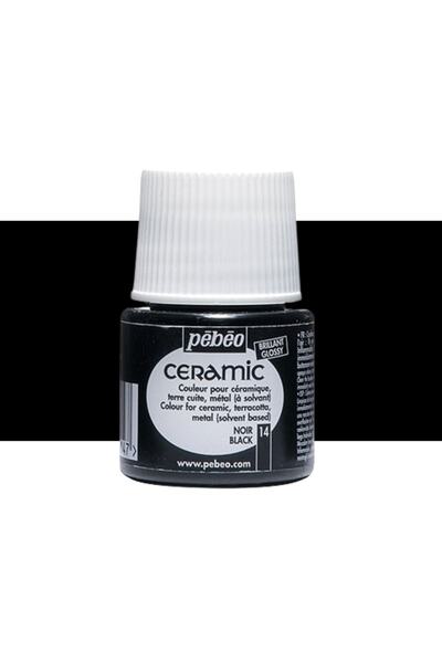 Pebeo Seramik Boyası 45ml Black 14