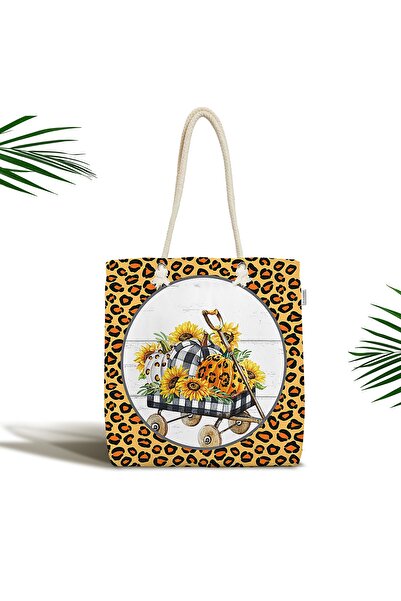 Realhomes Сумка через плече з блискавкою з тканини з леопардовим принтом і мо...