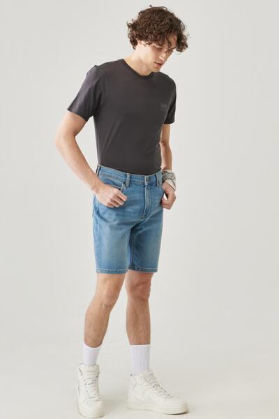 Lee Regular Fit Rahat Kesim 5 Cep Esnek Rider Jean Şort