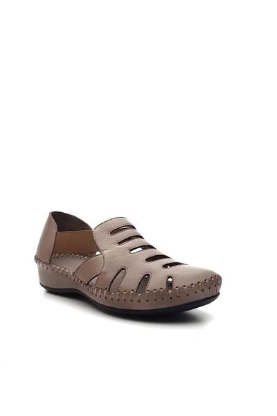 Venüs 18791395 Kadın Deri Lastikli Comfort Delikli Sandalet