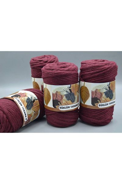 Önel Burgundy Twisted Macrame Dredging Twine 1 Τεμάχιο – Σχοινάκι πλεξίματος