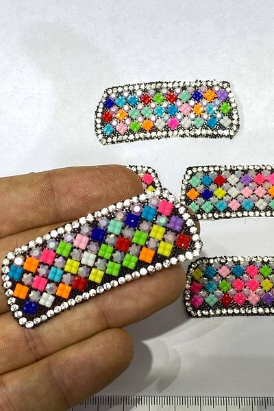Hobigram شمعدان مستطيل ملون يلتصق بالحديد - تصميم خاص، إكسسوار، إنتاج عالي الجودة، طراز مذهل -