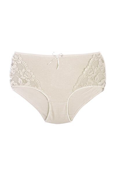 Zena ChiloČi pentru femei, 10 bucÄČi, cu talie ĂŽnaltÄ, din bumbac, cu dantelÄ