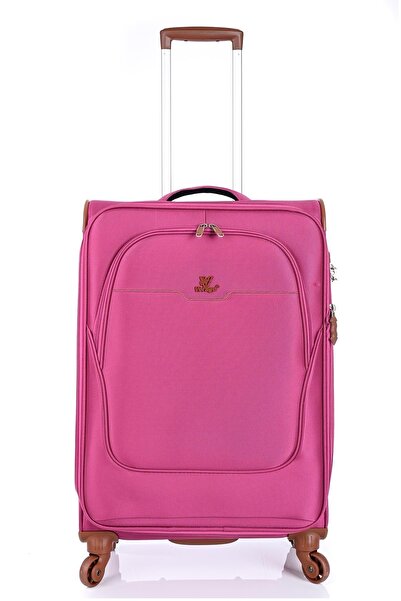 VERAGE Gm14034 Hafif Kumaş Valiz Orta Boy Mor