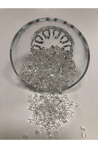 Hobigram Mărgele de tăiere mari transparente Preciosa Jdn 1077 – Panglică decorativă, Design elegant, Accesoriu pentru femei – Decorat