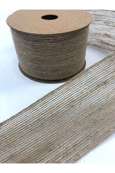 Hobigram Panglică de iută 6 Cm 5 Metri – Design special, Accesoriu, Producție de calitate, Stil atrăgător