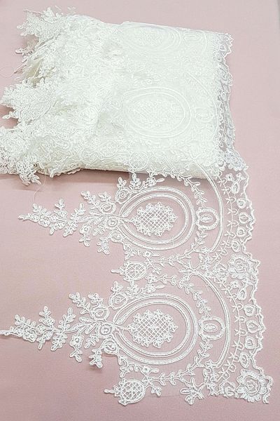 Hobigram Dantela French Guipure Cremă – Design special, Accesoriu, Producție de calitate, Stil atrăgător – Seră decorativă
