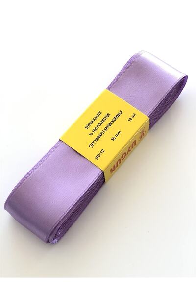 modanight Panglică din satin de 4 cm - Panglică din satin liliac