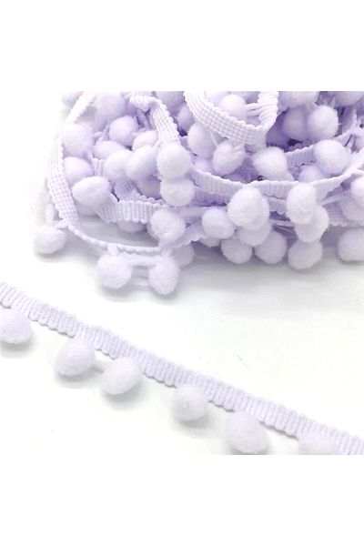 Hobigram Lilac Pompom Ribbon – Ειδικό Σχέδιο, Αξεσουάρ, Ποιοτική Παραγωγή, Εντυπωσιακό Στυλ – Διακοσμητική Κορδέλα
