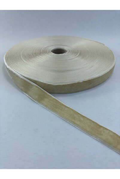 Hobigram Krem Rengi Kadife Kurdele 2 Cm 5 M – Kurdele