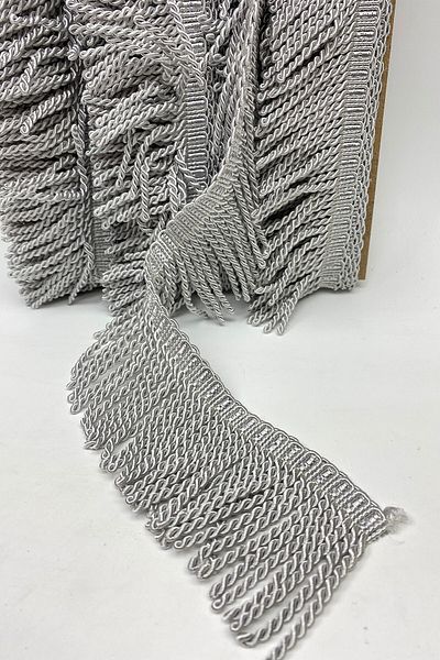 Hobigram Ανοιχτό γκρι Twisted Bulion Fringe Tassel Ribbon – Ειδικό σχέδιο, Αξεσουάρ, Ποιοτική Παραγωγή, Εντυπωσιακό Sti