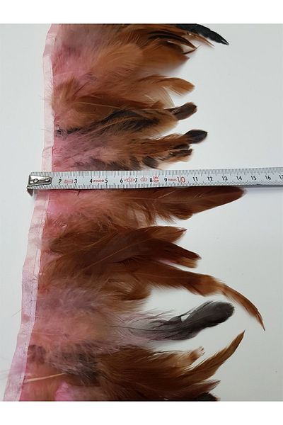 Hobigram Αξεσουάρ πάρτι Pink Sandal Feather 1 Mt – Διακοσμητική κορδέλα, Κομψό Σχέδιο, Γυναικείο Αξεσουάρ
