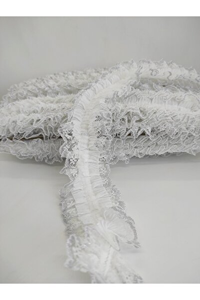 Hobigram Λευκή ασημί γκλίτερ κορδέλα βολάν – Προσαρμοσμένο σχέδιο, αξεσουάρ, ποιοτική παραγωγή, εντυπωσιακό στυλ