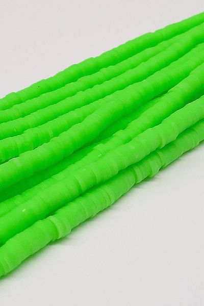 Hobigram Neon Green Fimo Dough Beads Fhb-1043 – Χάντρες, Κομψό Σχέδιο, Γυναικείο Αξεσουάρ – Χάντρες – Χάντρες