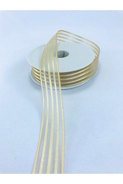 Hobigram Panglică din șifon din nurcă deschisă 5 metri – panglică, design elegant, accesoriu pentru femei