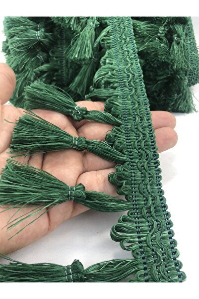 Hobigram Темно-зелений пучок з бахромою – спеціальний дизайн, аксесуар, якісне виготовлення, привабливий стиль