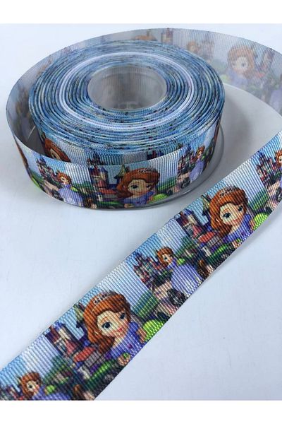 Hobigram Πολύχρωμη Κορδέλα Grosgrain με Φιγούρα Πριγκίπισσας – Ειδικό Σχέδιο, Αξεσουάρ, Ποιοτική Παραγωγή, Στυλ που τραβάει τα βλέμματα –