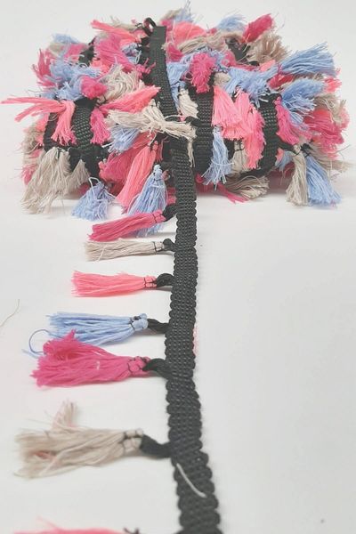 Hobigram Carnival Cotton Fringe Ribbon – Διακοσμητική κορδέλα, Κομψό Σχέδιο, Γυναικείο Αξεσουάρ – Διακοσμητική Κορδέλα – Deko