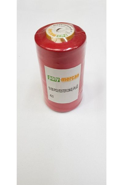 Hobigram خيط خياطة بوليستر أحمر Bobin-dm-1022 – خيط تطريز، تصميم أنيق، إكسسوار نسائي