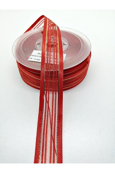 Hobigram Κόκκινη κορδέλα σχοινιού 2,5 cm 1 μέτρο – Ειδικό σχέδιο, αξεσουάρ, ποιοτική παραγωγή, εντυπωσιακό στυλ – κορδέλα