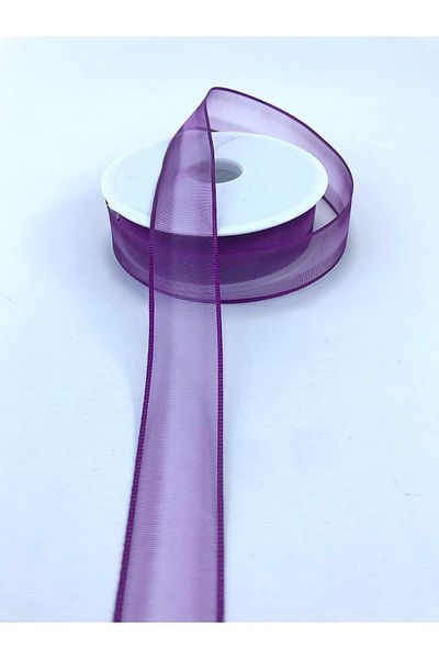 Hobigram Plum Hilton Ribbon 5 Yards – Κορδέλα, Κομψό Σχέδιο, Γυναικείο Αξεσουάρ – Κορδέλα