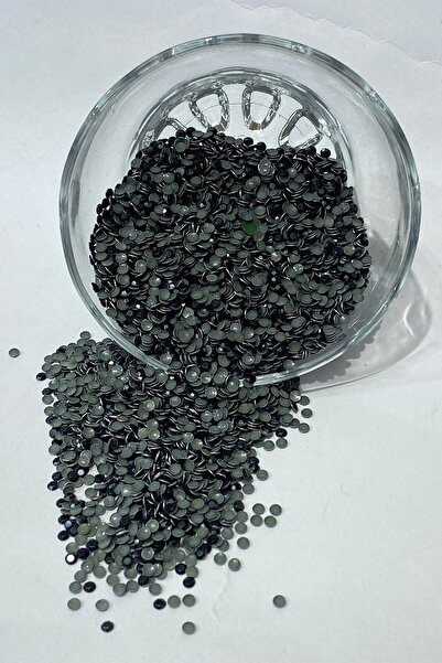 Hobigram Ütü Ile Yapışan Taş Siyah 1 Paket 25 gram – Boncuk, Şık Tasarım, Kad...