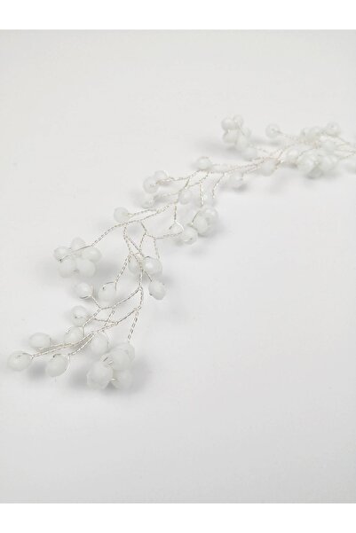 Hobigram White Crystal Stone Hair and Turban Accessory – Other Hair Accessories, Stylish Design, Women's Accessory