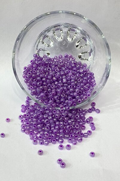 Hobigram Tamnoljubičaste perle od peska 4 mm 1 pakovanje 50 grama – Perle, st...