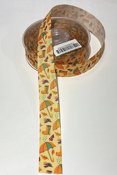 Hobigram Κορδέλα Grosgrain με μοτίβο ομπρέλας – Προσαρμοσμένο σχέδιο, αξεσουάρ, ποιοτική παραγωγή, εντυπωσιακό στυλ – Κορδέλα