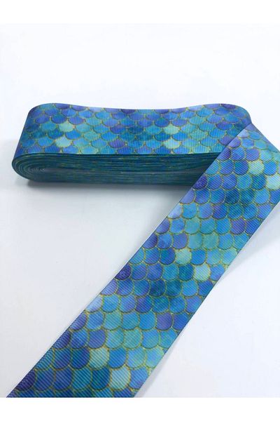 Hobigram Water Green Balloon Pattern Grosgrain Κορδέλα – Κορδέλα