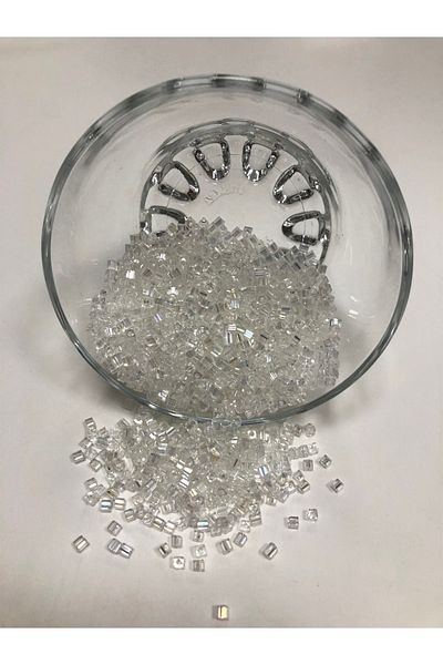 Hobigram Χάντρες Ποικιλία Preciosa White Cutout Beads – Χάντρες, Κομψό Σχέδιο, Γυναικείο Αξεσουάρ – Χάντρες – Μπονκ