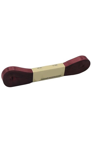 Hobigram Panglică din satin roșu Claret 1 Cm – Design special, Accesoriu, Producție de calitate, Stil atrăgător – Panglică – Kurd