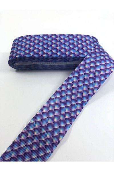 Hobigram Κορδέλα Grosgrain με μοτίβο λιλά μπαλόνι – Προσαρμοσμένο σχέδιο, αξεσουάρ, ποιοτική παραγωγή, εντυπωσιακό στυλ – Kurd