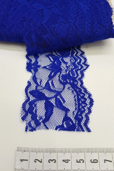 Hobigram Dantela elastică Saks Blue Lycra – Design special, Accesoriu, Producție de calitate, Stil atrăgător – Decorati