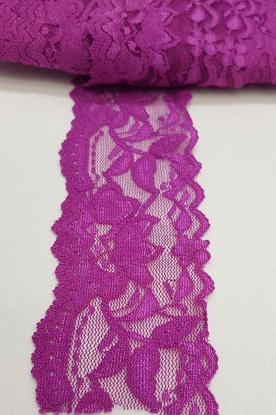 Hobigram Panglică din dantelă elastică din lycra de culoare violet – Design special, accesoriu, producție de calitate, stil atrăgător – Dek