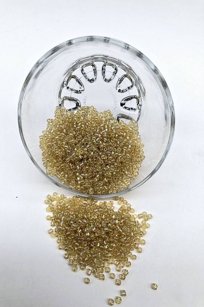 Hobigram Διάφανες χάντρες από άμμο βιζόν 3 mm – χάντρες, κομψό σχέδιο, γυναικείο αξεσουάρ – χάντρες