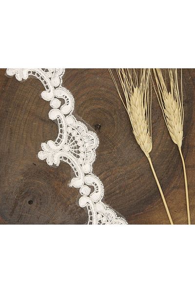Hobigram French Guipure Off White 235 – Design special, Accesoriu, Producție de calitate, Stil atrăgător – Decorativ
